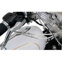 Sterling Chromite II® Braided Cable for Harley-Davidson — 30" (76 cm) housing, Chrome finish