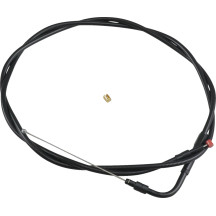 Stealth Series Throttle/Idle Cable — 122 cm (48"), 90° elbow, black