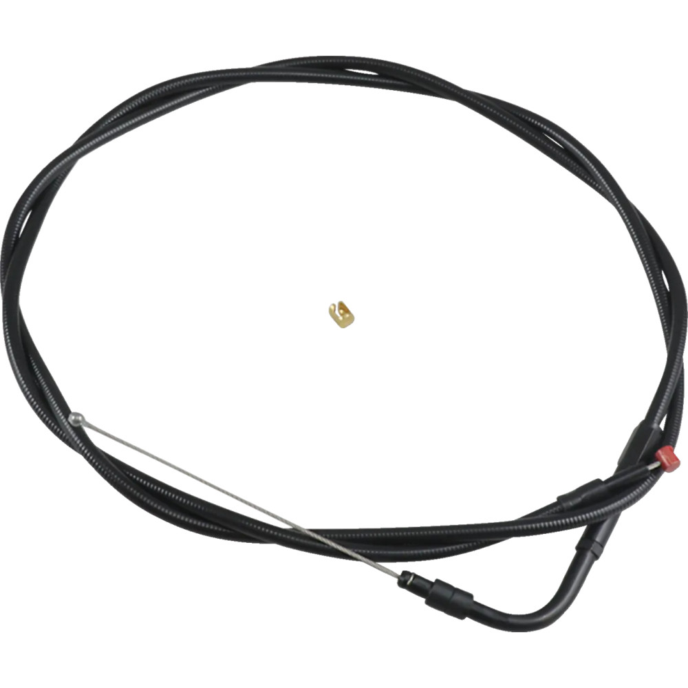 Stealth Series Throttle/Idle Cable — 122 cm (48"), 90° elbow, black