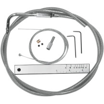 BYO™ Build Your Own™ Control Cable Kit — 132 cm (52") length, 15.2 cm (6") travel, Throttle, Clear