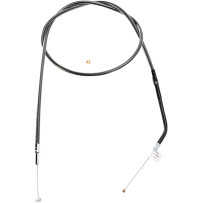 Black Pearl™ Braided Throttle/Idle Cable — 39-7/8" housing, 5" travel