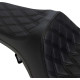 Predator III Seat — Black, 17-3/4" driver length, fits '99-'07 FLHR/FLHX