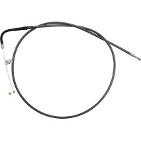 KARBONFIBR Braided Throttle/Idle Cable — Housing 113 cm (44-7/16"), Travel 12.7 cm (5")