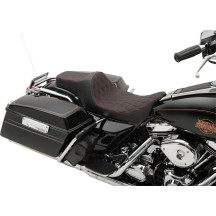 Predator III Seat — 31.75 in overall length, fits most Harley-Davidson sissy bars