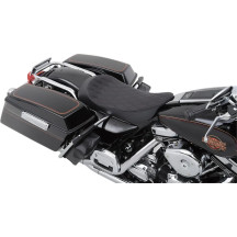 EZ-ON Mount Low-Profile Solo Seat — 30.5 cm width, 60.5 cm length, Black