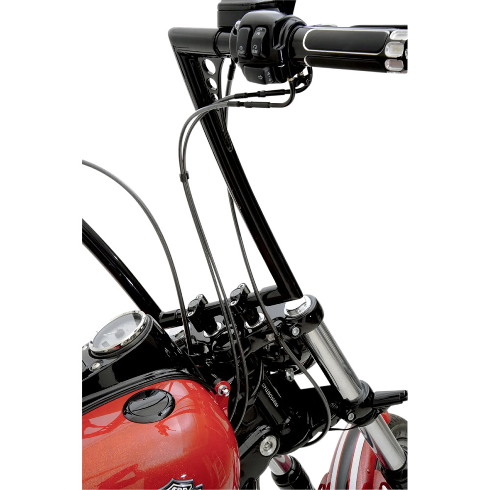 Black Pearl™ Braided Throttle/Idle Cable — 96 cm housing, 12.1 cm travel