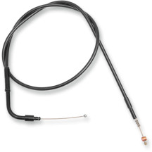 Stealth Series Throttle/Idle Cable — 78 cm (30-3/4"), 90° elbow, Black