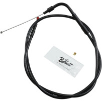 Stealth Series Throttle/Idle Cable — 32", 90° elbow, Black
