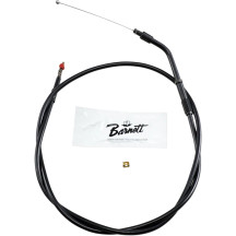 Stealth Series Throttle/Idle Cable — 37.5 in (95.5 cm), 130° elbow, black