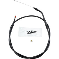 Stealth Series Throttle/Idle Cable — 37.5 in (95.5 cm), 130° elbow, black