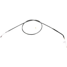 Black Pearl™ Braided Throttle/Idle Cable — 96 cm (37-7/8"), 45° elbow