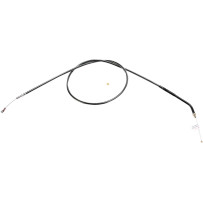 Black Pearl™ Braided Throttle/Idle Cable — 96 cm (37-7/8"), 45° elbow