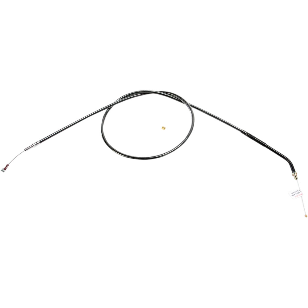 Black Pearl™ Braided Throttle/Idle Cable — 96 cm (37-7/8"), 45° elbow