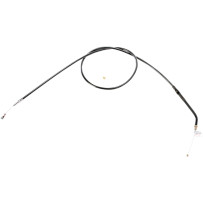 Black Pearl™ Braided Throttle/Idle Cable — 101.5 cm (39-7/8"), Idle, 45° elbow, Black