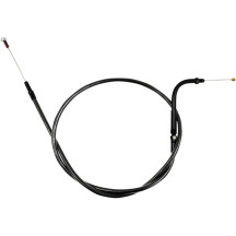 Cable de ralentí trenzado Midnight para manillar — 12–14 in, Negro