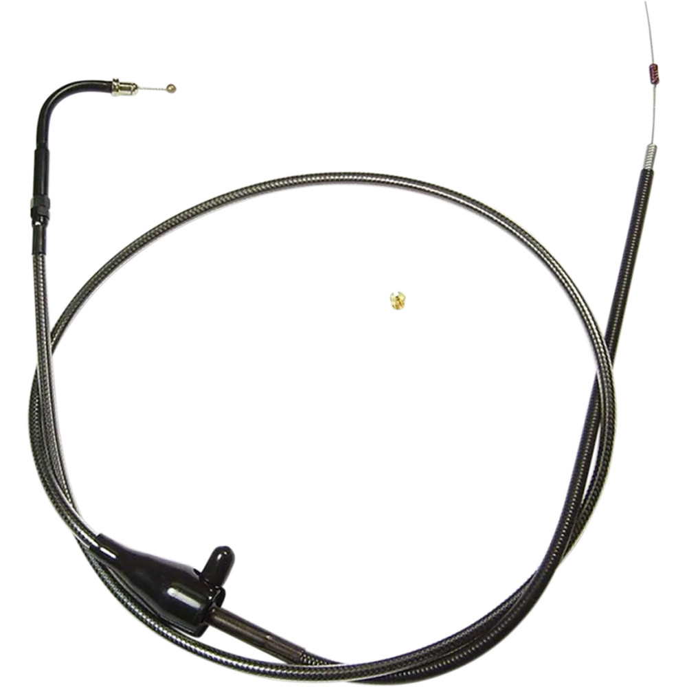 Black Pearl™ Braided Throttle/Idle Cable — 119 cm (46-7/8"), Black
