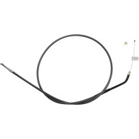 KARBONFIBR Braided Throttle/Idle Cable — 96 cm, Silver