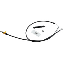 High-Efficiency Black Vinyl Clutch Cable — 159 cm (62.5 in), 65 mm (2.56 in), +15.2 cm (6 in)