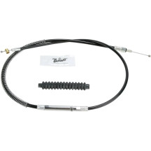 High-Efficiency Black Vinyl Clutch Cable — 127 cm (50"), center adjuster