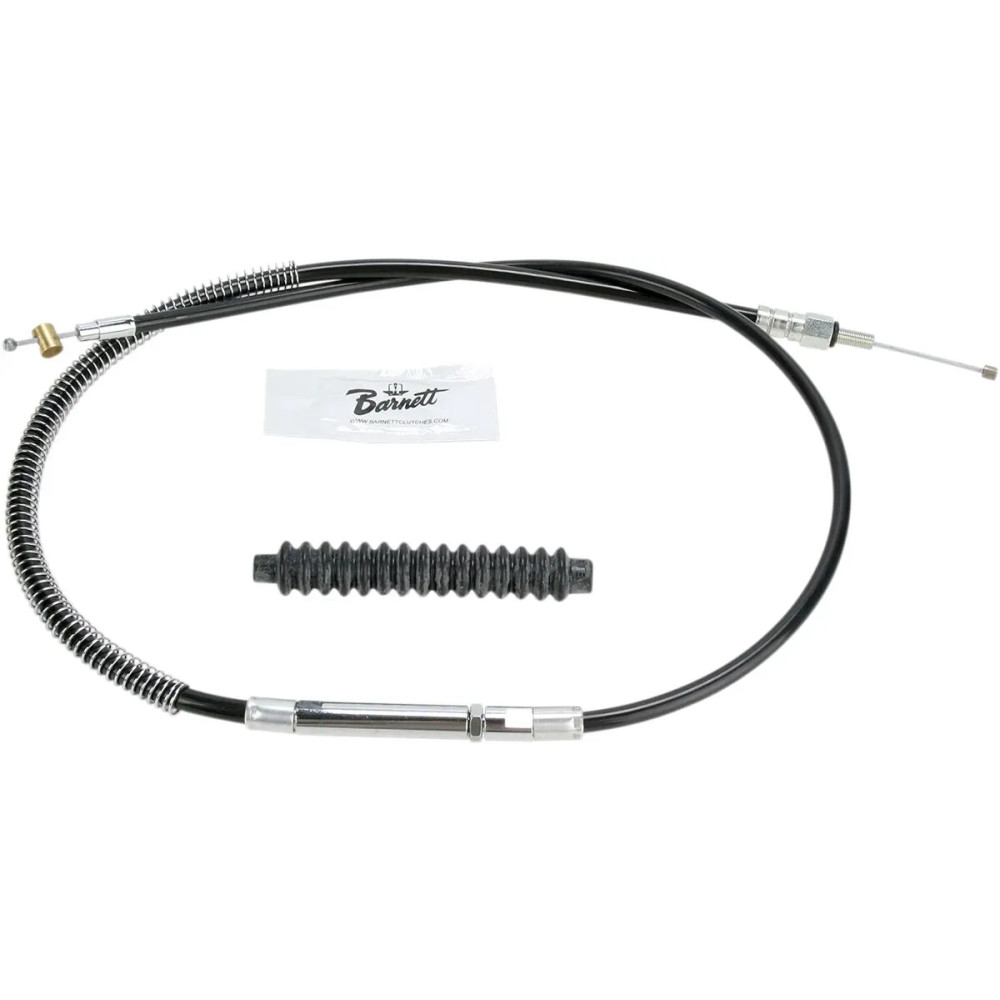 High-Efficiency Black Vinyl Clutch Cable — 127 cm (50"), center adjuster