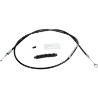 High-Efficiency Black Vinyl Clutch Cable — 68-1/4" housing, +6" length, 70 mm travel