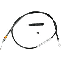 High-Efficiency Black Vinyl Clutch Cable — 188 cm (74") housing, 70 mm travel