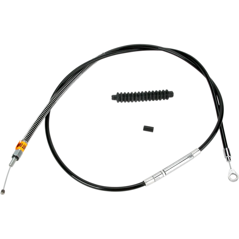 High-Efficiency Black Vinyl Clutch Cable — 188 cm (74") housing, 70 mm travel