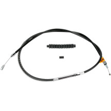 High-Efficiency Black Vinyl Clutch Cable — Black, 153 cm, 70 mm
