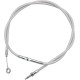 Cable de embrague trenzado Armor Coat de acero inoxidable — 190 cm (74-3/4"), recorrido 70 mm