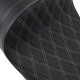 EZ-ON Mount Forward Low Solo Seat — Black, 58.5 cm (23"), excludes '23 FLHXSE/FLTRXSE