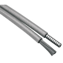 Armor Coat Braided Stainless Steel Clutch Cable — 179.5 cm (70-3/4") length, 152 mm travel, chrome