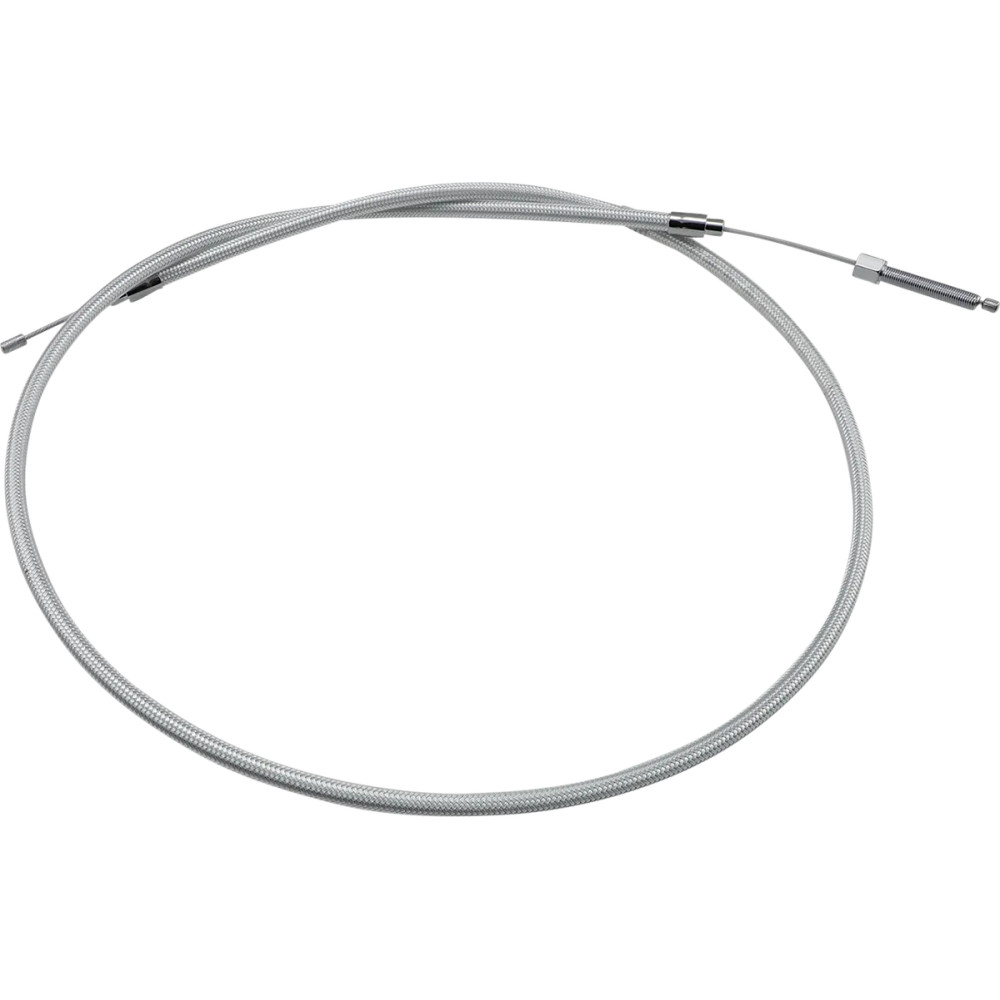 High-Efficiency Braided Sterling Chromite II® Clutch Cable — 58-9/16″ housing, 5-1/2″ travel, Chrome
