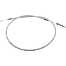 High-Efficiency Braided Sterling Chromite II® Clutch Cable — 133.5 cm (52-9/16"), Ape Hanger, Chrome