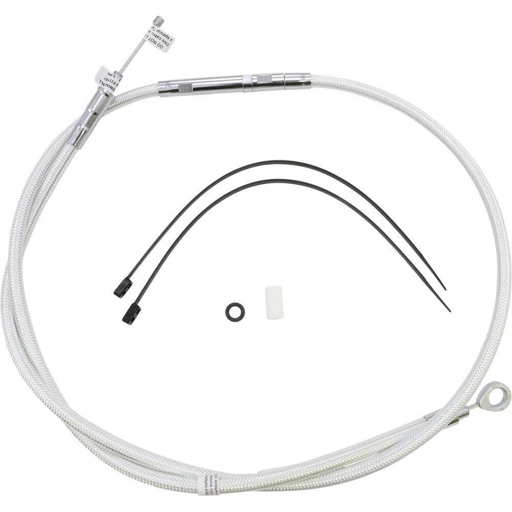 High-Efficiency Braided Sterling Chromite II® Clutch Cable — Housing 67-1/4 in, Adjuster 23-1/2 in, Travel 2-9/16 in