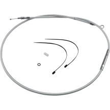 High-Efficiency Braided Sterling Chromite II® Clutch Cable — 155.5 cm housing, 65 mm travel