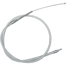 High-Efficiency Braided Sterling Chromite II® Clutch Cable — 47-1/16 in housing, 6-11/16 in travel, Chrome