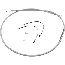 High-Efficiency Braided Sterling Chromite II® Clutch Cable — Housing length 182 cm, Travel 71 mm, Adjuster 83.5 cm