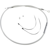 High-Efficiency Braided Sterling Chromite II® Clutch Cable — Housing 169.5 cm (66-11/16"), Travel 71 mm (2-13/16"), Adjuster 64.