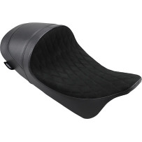 EZ-ON Mount Forward Low Solo Seat — 23" overall length, 13" driver width, Black