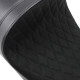 EZ-ON Mount Forward Low Solo Seat — 23" overall length, 13" driver width, Black