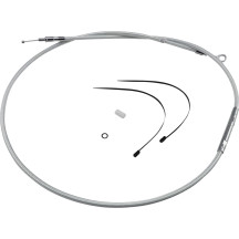 High-Efficiency Braided Sterling Chromite II® Clutch Cable — 64-7/16" housing, 32-15/16" adjuster, 71 mm travel