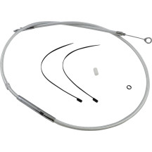 High-Efficiency Braided Sterling Chromite II® Clutch Cable — 64-11/16" housing, 25-7/16" adjuster, 3-1/8" travel