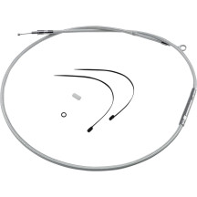 High-Efficiency Braided Sterling Chromite II® Clutch Cable — 68-11/16" housing, 79 mm travel