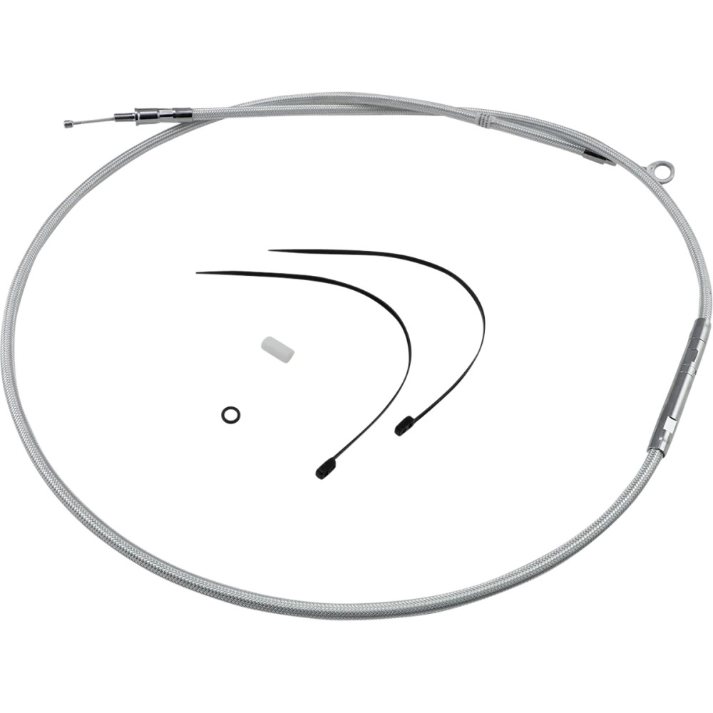 High-Efficiency Braided Sterling Chromite II® Clutch Cable — 68-11/16" housing, 79 mm travel