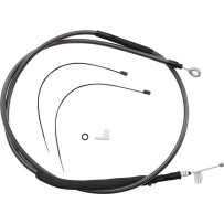 High-Efficiency Black Pearl™ Clutch Cable — 174.5 cm housing, 89 mm travel, adjuster 64.5 cm, black