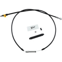High-Efficiency Black Vinyl Clutch Cable — 162.5 cm (64"), center adjuster