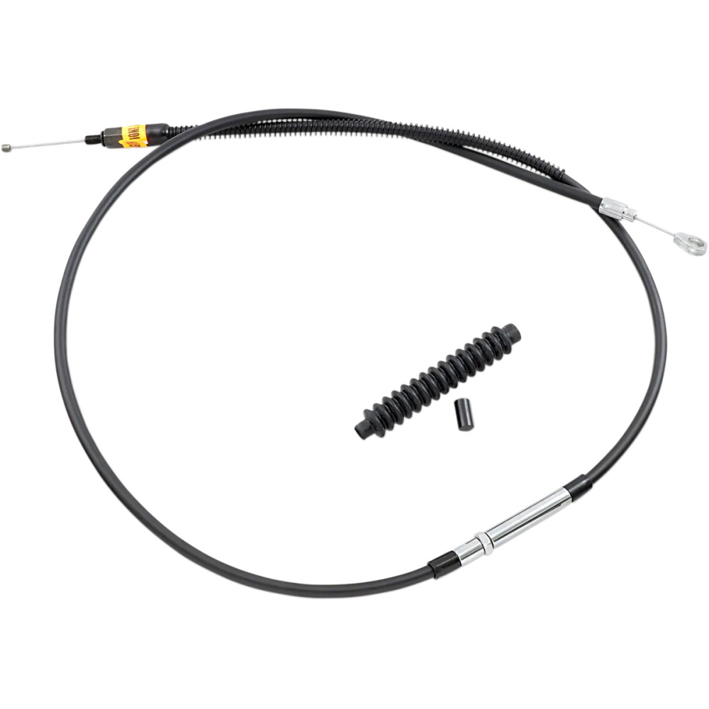 High-Efficiency Black Vinyl Clutch Cable — 157.5 cm (62"), center adjuster