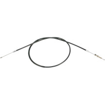 High-Efficiency Black Vinyl Clutch Cable — 55-3/4", +6", bottom adjuster