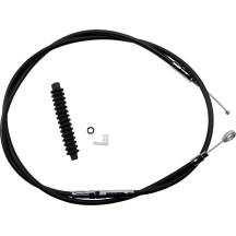 High-Efficiency Black Vinyl Clutch Cable — Housing 72-11/16" , Adjuster 25-7/16" , Travel 3-7/8"