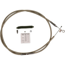 BYO™ Build Your Own™ Clutch Cable Kit — 203 cm (80") overall length, fits 1987+ 5- or 6-speed mechanical-clutch models